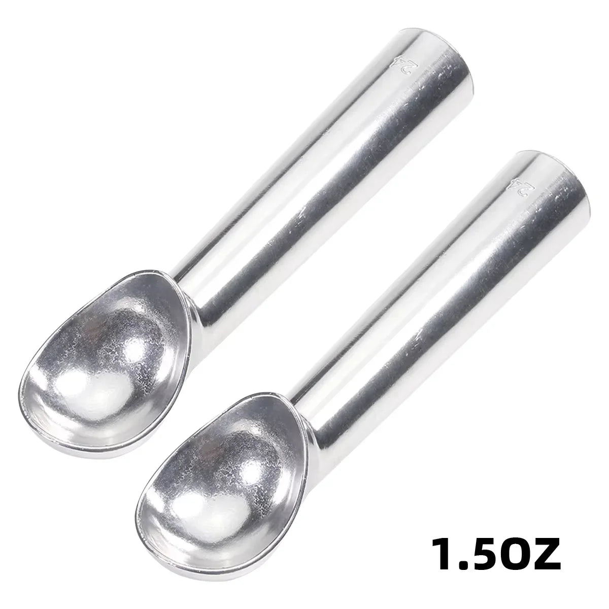Nonstick Anti-Freeze Ice Cream Scoop and Frozen Dessert Scoop,1.5 and 2 Ounce