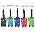 Business Trip Kawaii Identifiers Tag Label Backpack Handbag Silicone Luggage Tag Baggage Suitcase Name ID Tags with Strap