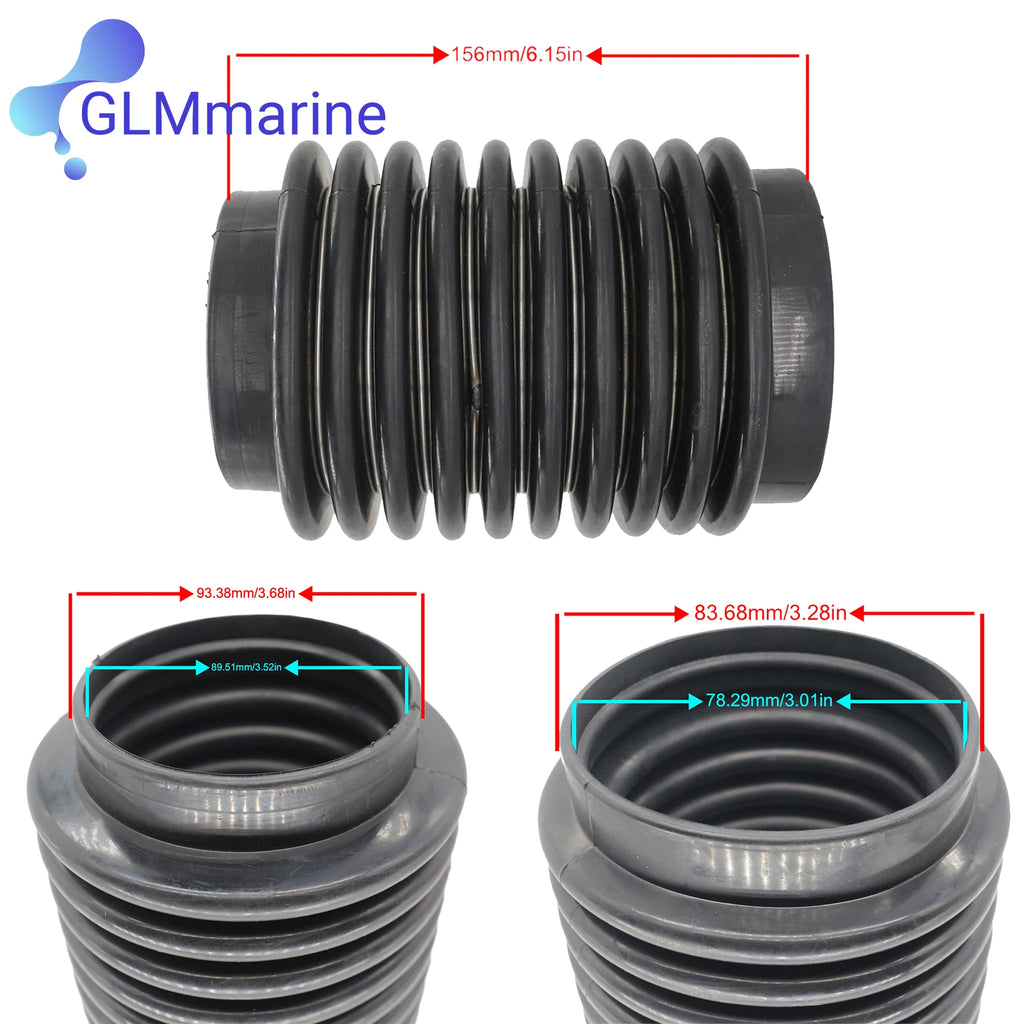 875848 Exhaust Bellows Kit For Volvo Penta AQ AQ200 250 270 275 280 280DP 290 290DP Sterndrive Engines 876631 Sierra 18-2758