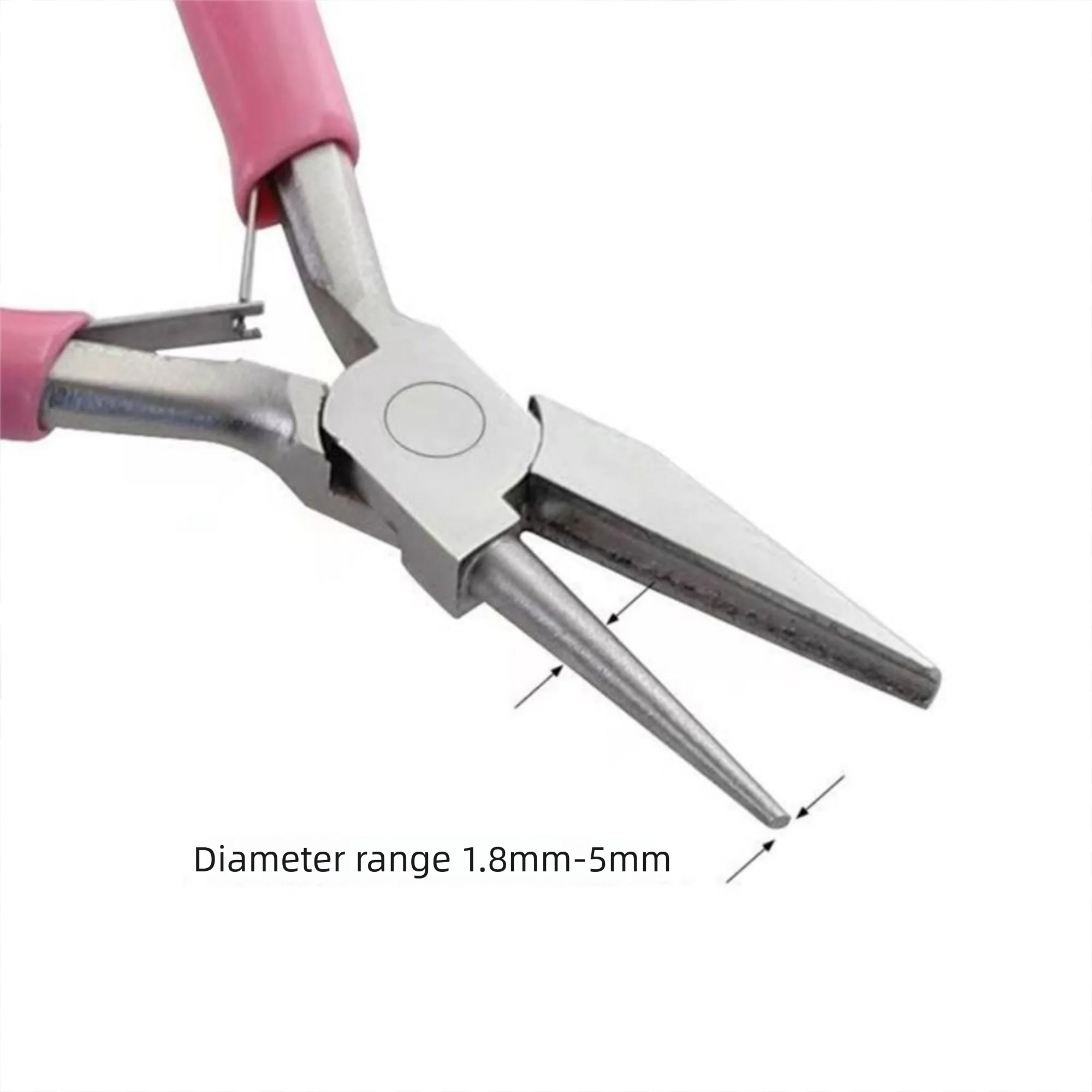Durable Mini Round Concave Pliers 5 Inch DIY Wire Looping Pliers Portable Precision Jewelry Pliers Jewelry Making