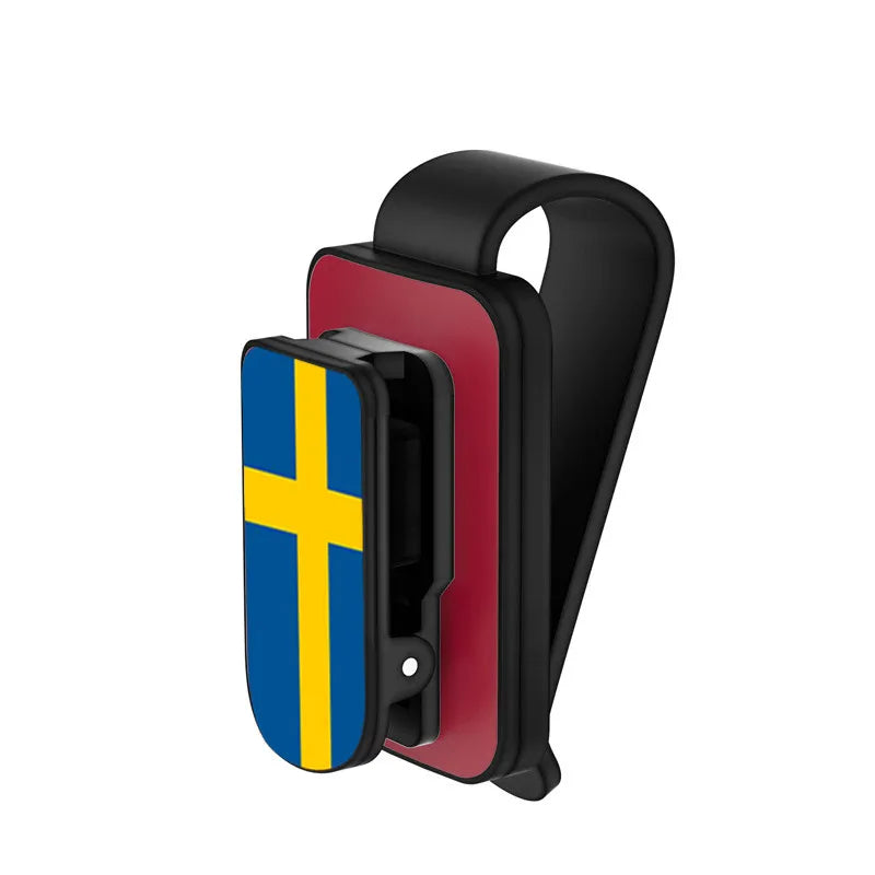 For Volvo Car Sunglasses Holder Sunshade Storage Clip Eyeglass Frame Customized In-Car Sunglasses Clip Card Clip