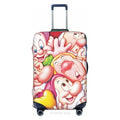 Anti-Scratch Elastic Luggage Cover Princess Design Fits 18-32 Inch Suitcases Dustproof Washable Durable Travel Protective Cover