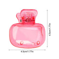 PVC Dustproof Toothbrush Cover Clip On Portable Protector Caps For Travel Camping Hotel Home Bathroom Universal Size Reusable