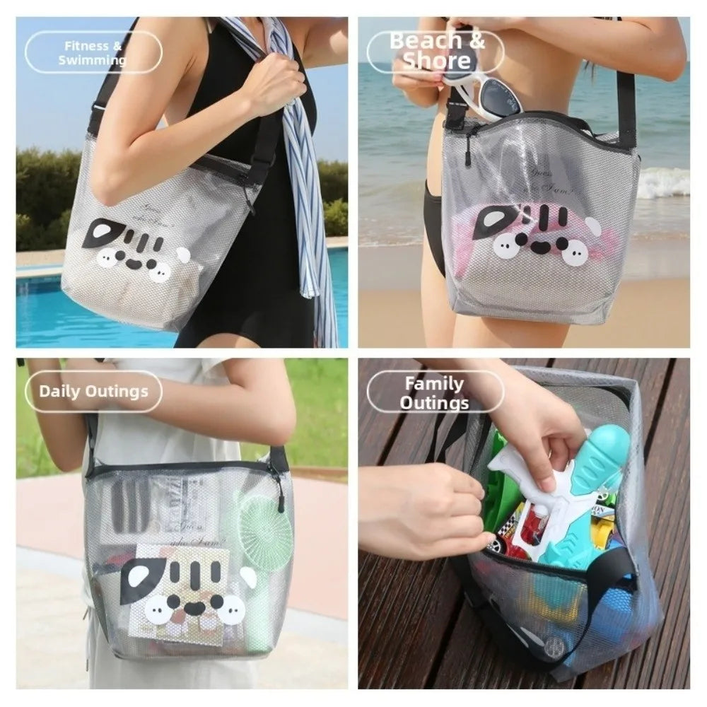 New Waterproof Transparent Makeup Bag PVC Large Capacity Gym Swim Bag Crossbody Waterproof Storage Bag Travel