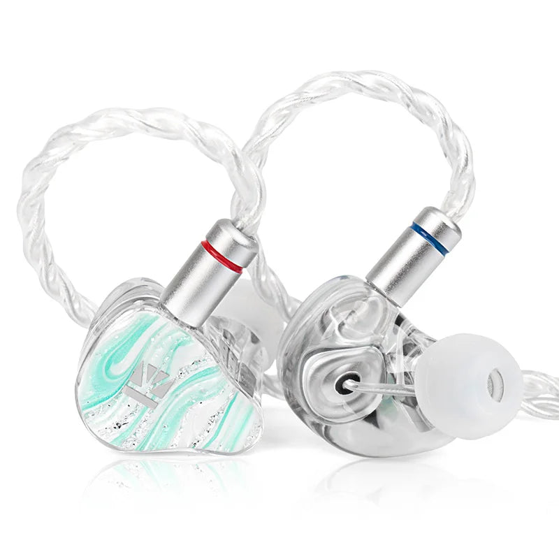 KBEAR KB08 Mirage IEMS in Ear Earphones 1 DD +1 BA +2 Micro-Planar Magnetic Drivers 10mm  Beryllium-Coated  Diaphragm
