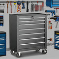OEM ODM Acceptable Rolling Iron Sheet Tool Cabinet Trolley 7 Drawer Big Capacity Workshop Storage Key Lock 300kg Load Capacity
