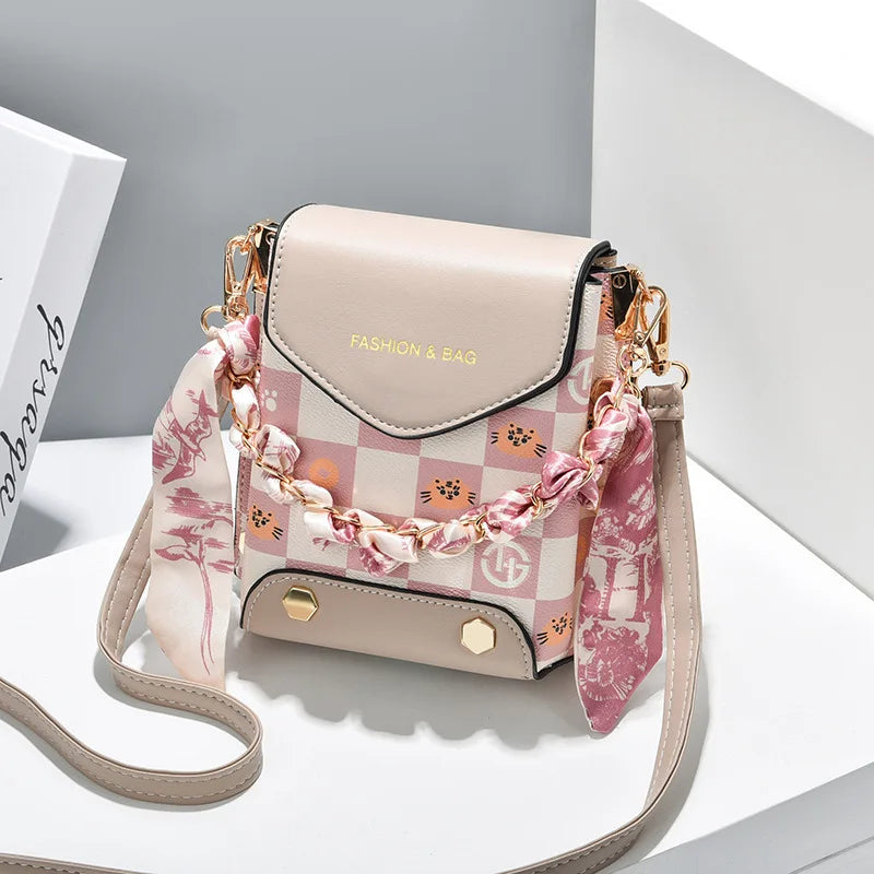 Mobile Phone Bag Women's New Summer Fashion Mini Bag Fashion Single Shoulder Crossbody Good-looking Suitable Daily Collocation
