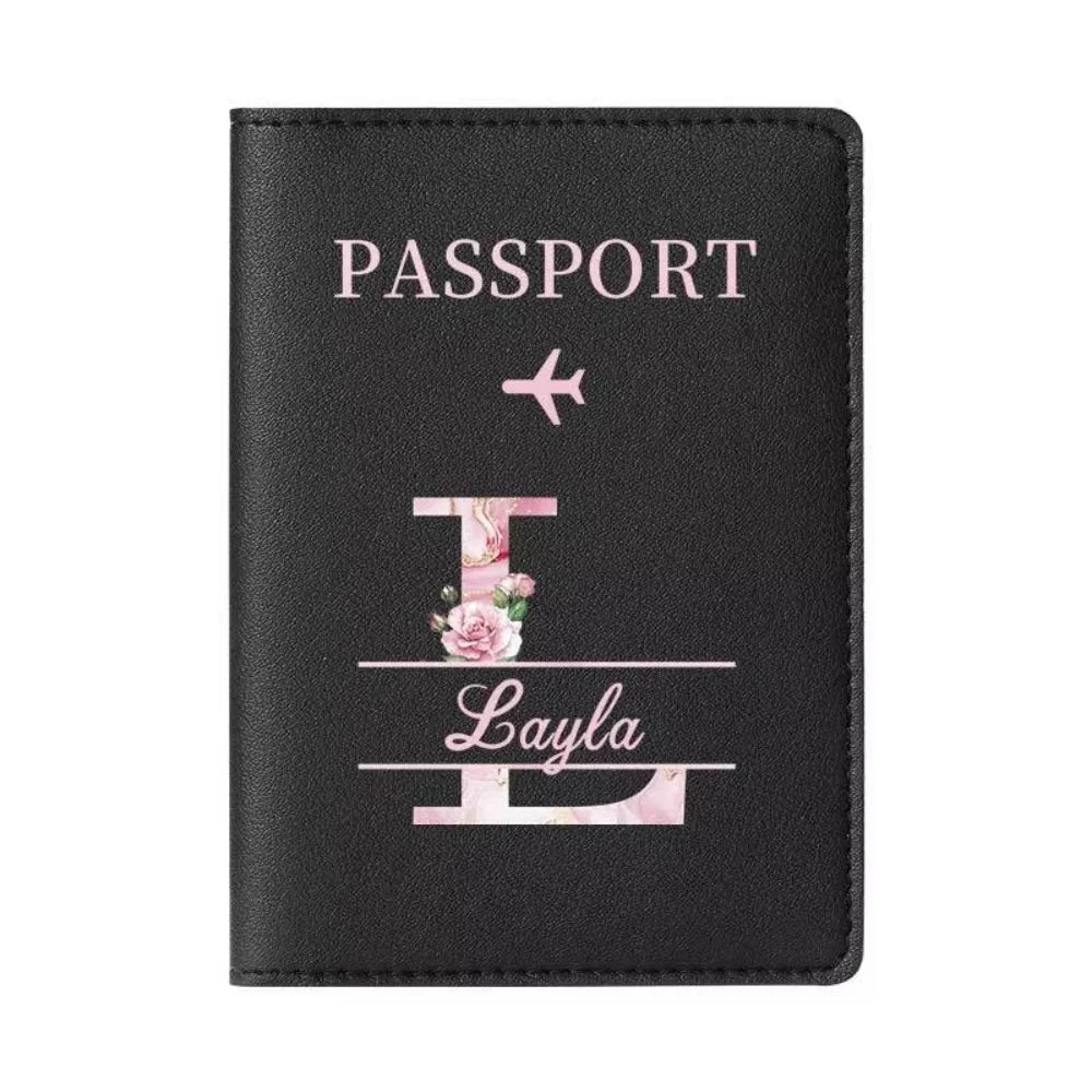 Personalized Passport Holder with custom Cute Cartoon Shiba Print, Multifunctional Ticket & Travel Document Organizer