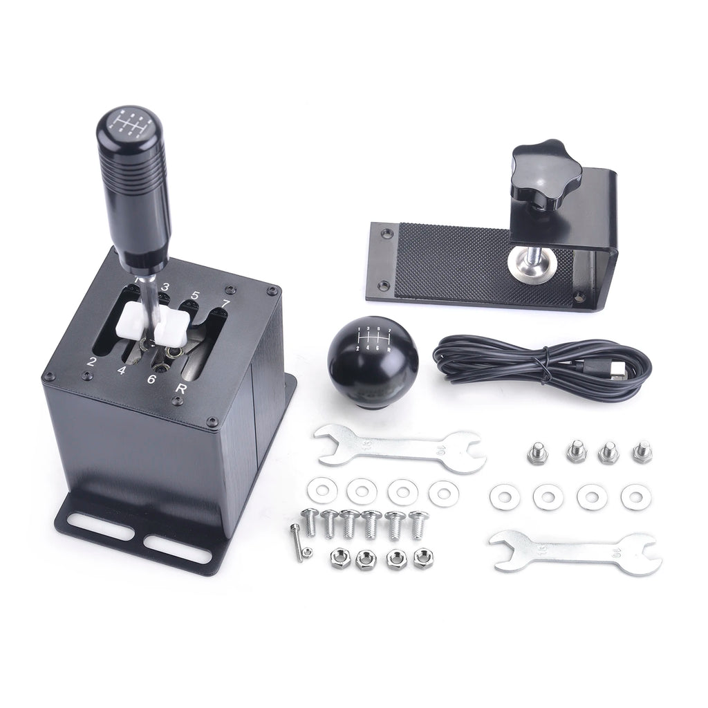 USB H Gears Shifter Suit For Logitech G27 G29 G25 G920 For Thrustmaster T300RS/GT Shift Knob For PC system
