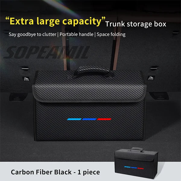 Car Trunk Organizing And Storage Box For BMW X1 X2 X3 X4 X5 X7 E46 E60 E70 E72 E82 E90 E92 G05 G10 G20 G30 F05 F10 F20 F25 F30