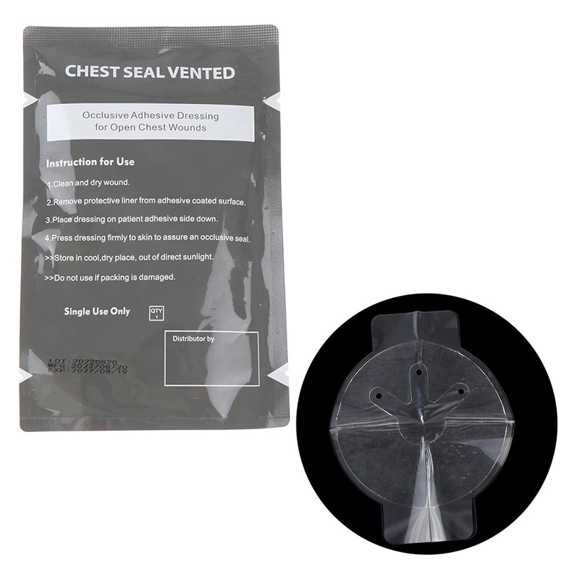 Hot Sale North American Rescue Hyfin Chest Seal Medical Chest Seal Vented