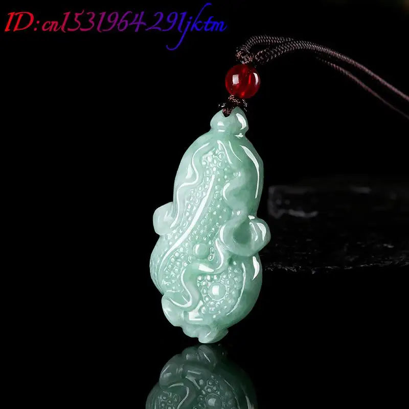 Green Burmese Jadeite Cabbage Pendant Necklace Vintage Luxury Real Jewelry Burmese Jade Gifts for Women Stone Natural Gemstone