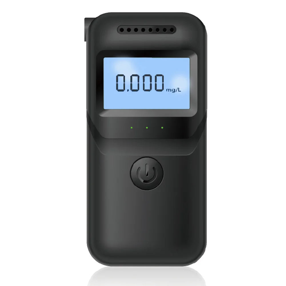 Digital Alcohol Breath Tester Accurate LCD Display Portable Breathalyzer Drunk Driving Analyzer for Personal & Professional Use