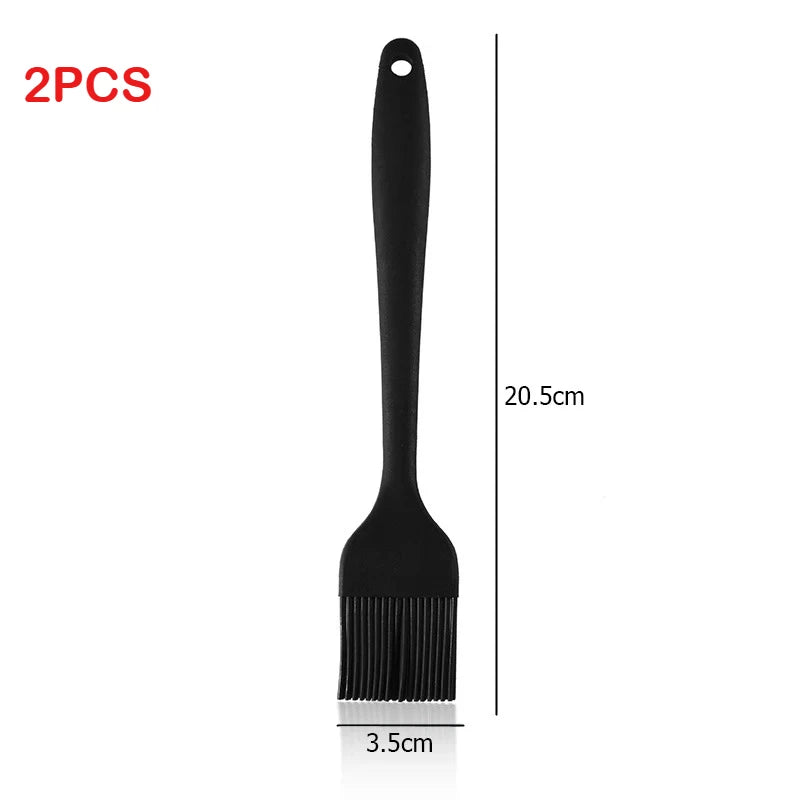 Upgraded silicone brush, heat-resistant, suitable for baking, grilling, and barbecuing, household appliance