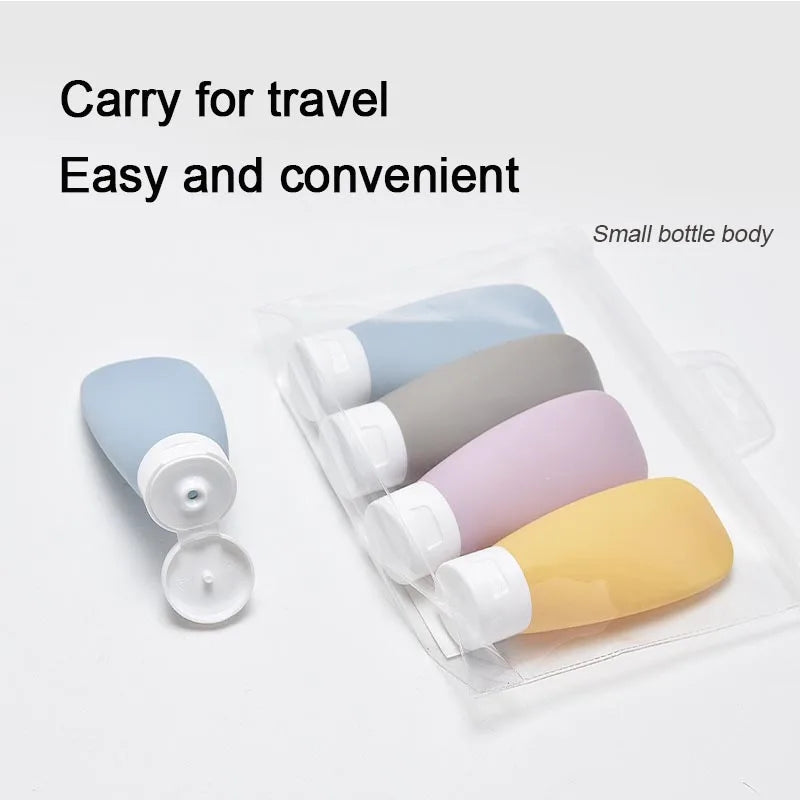 NEW 60ML Travel Containers Set Refillable Travel Bottle Everything for Travel Bottles Set Shampoo Bottles Kit  LXPTZ03