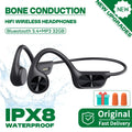 New IPX8 Waterproof Bone Conduction Headphones Bluetooth 5.4 Wireless Swimming Hifi Headset 32GB MP3 Sport Handsfree With Mic