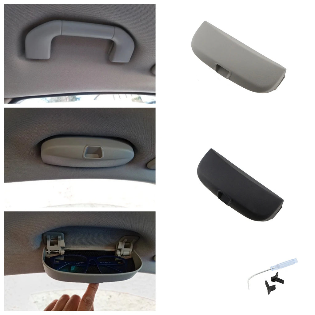 Car Sun Glasses Holder Accessories for Mercedes Benz W212 C180 E63 C300 E250 C E CLASS GLK GLC GLE AMG X204 W205 W203 W204