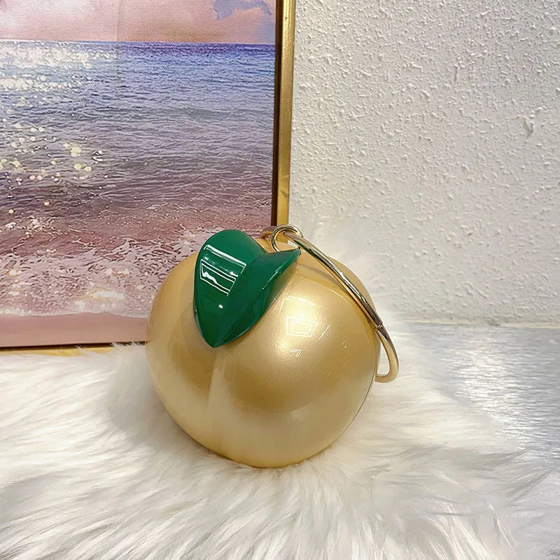 Funny Peach Shaped Purses and Handbags for Women Kawaii Girls Shoulder Bag Small Crossbody Bag Cute Female Clutch Leather