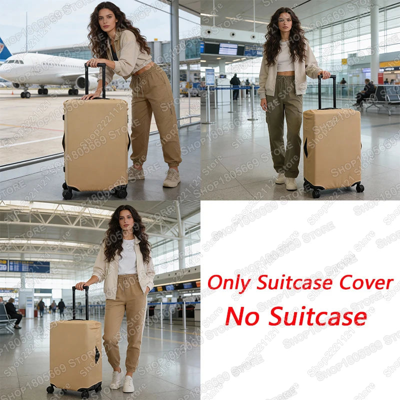 3D Animal Tiger / Lion / Wolf Bursting Through Wall Luggage Cover Elastic Trolley Case Covers Suitcase Protective Cover