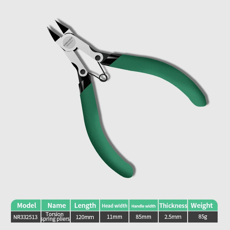 AMR Mini 4.5in Pliers Diagonal Pliers Needle Nose Cutter Handcraft Beading Insulated Plier For DIY Small Jewelry Pliers Tools