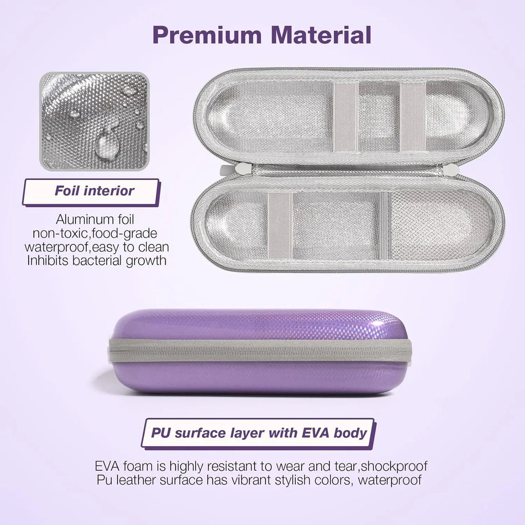 EVA Electric Toothbrush Case Waterproof Shockproof Moisture Resistant Large Size Fits Most Sonicare Electric Toothbrush