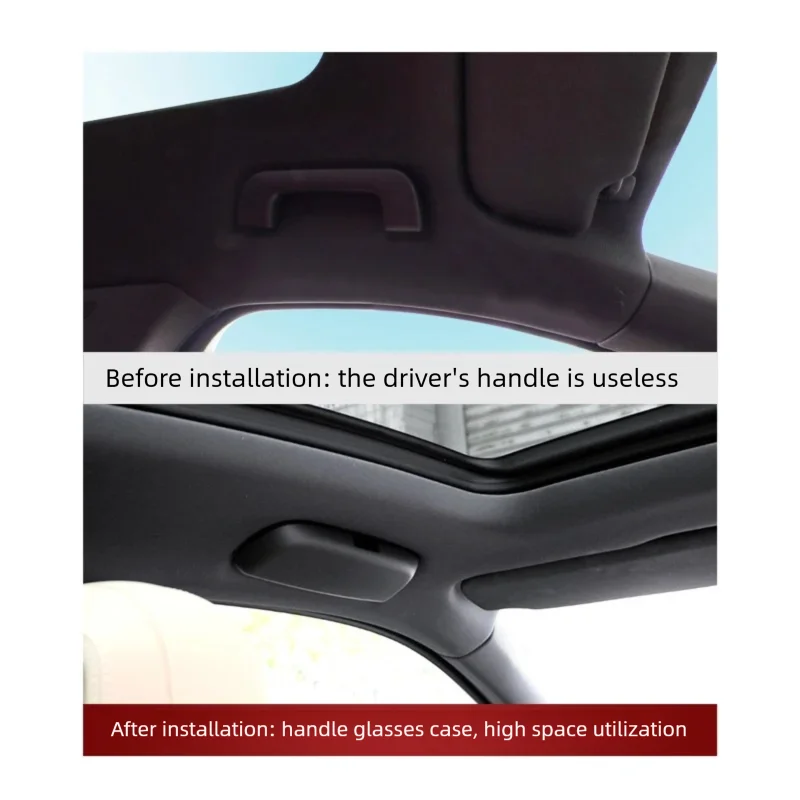 For Porsche Cayenne 92A Panamera 970 971 Macan 95B 2011-2024 Car Sun Glasses Case Sunglasses Holder Storage Box Left Driving