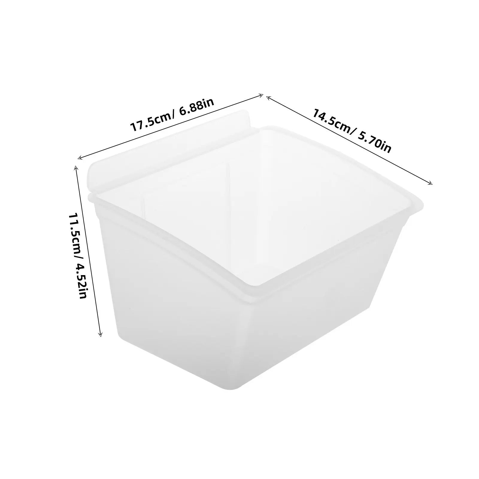 Slat Wall Plastic Storage Bin Tool Organizer Garage Workshop Plastic Storage Container Desktop Wall-Mounted Organizer
