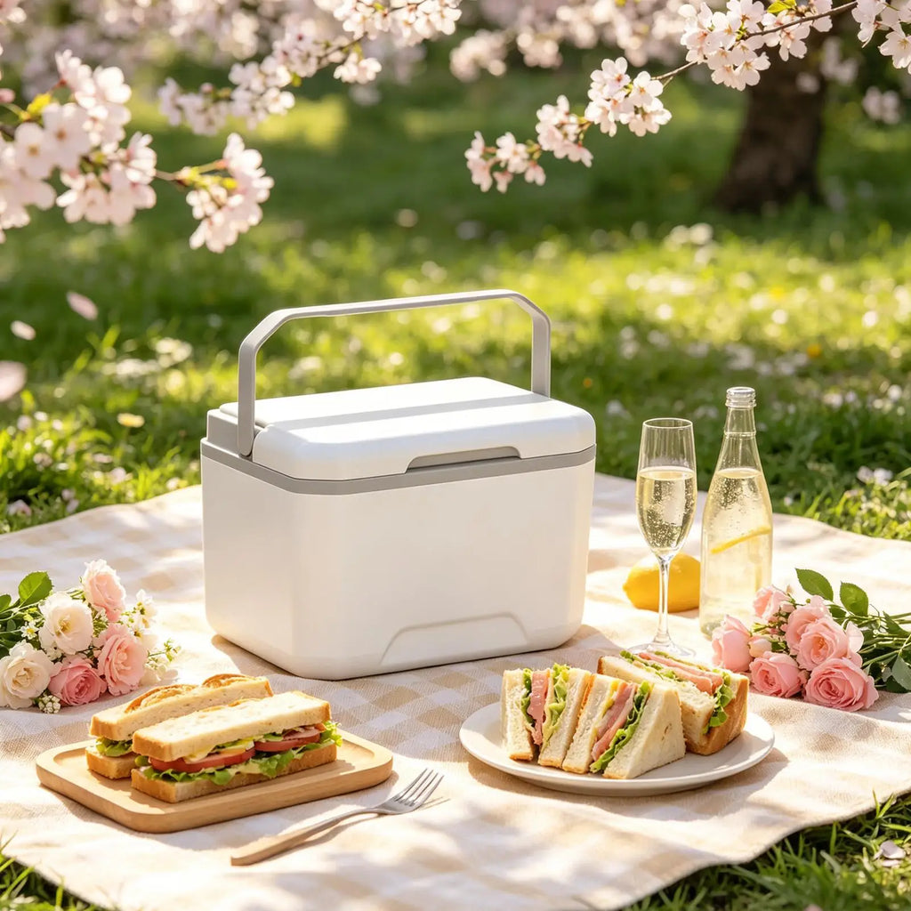 Camping Ice Cooler With Handle Portable 5L Insulated Ice Boxes Leakproof Hard Sided Coolers Chiller For Camping Picnic Fishing