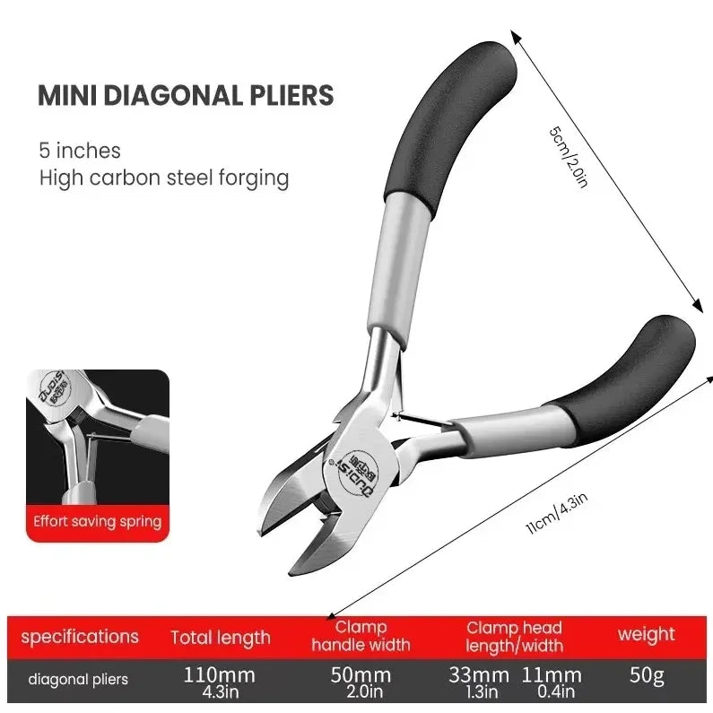 Mini Pliers Multi-Function Cutting Pointed  Diagonal Pliers Electrical Wire Cable Cutters Tools DIY Jewelry pliers Tools