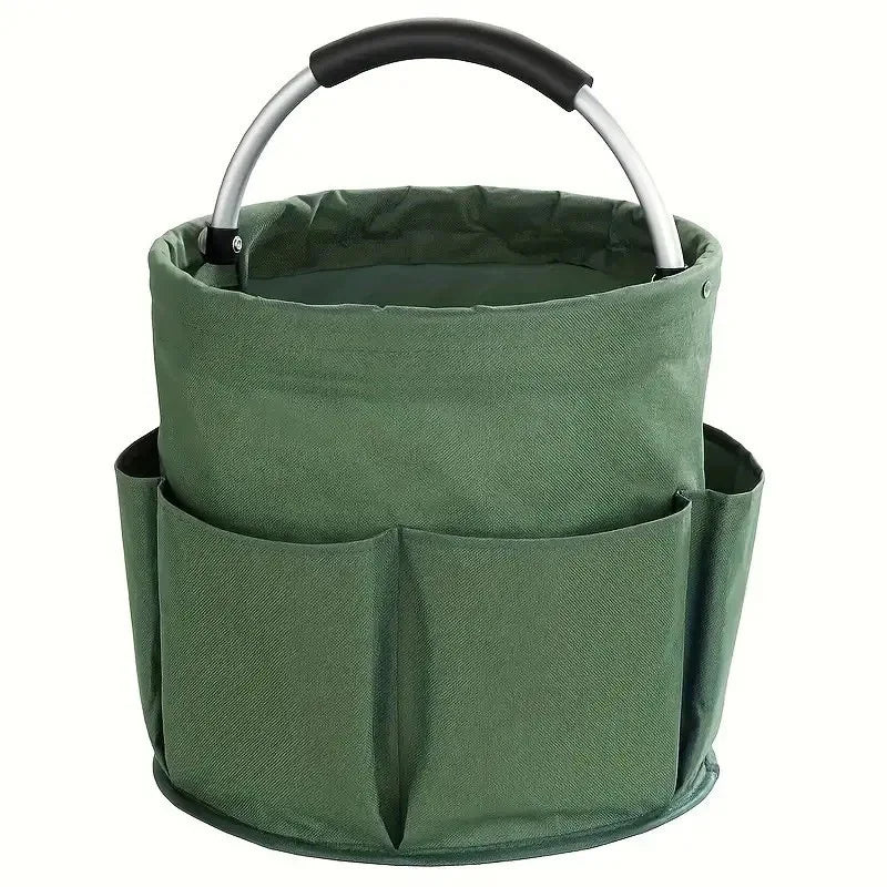 Storage Baskets Outdoor Handbag Travel Storage Toiletry Organizer Bag With Handle Foldable Picnic Basket Portable Garden Tools