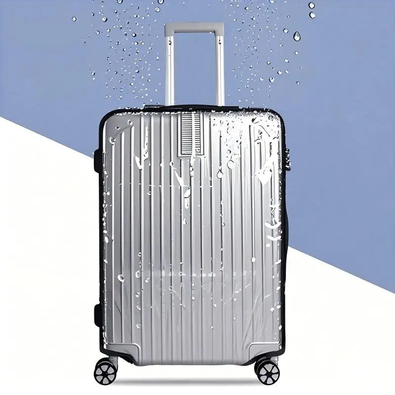 Transparent Pvc Luggage Protective Cover Wheeled Luggage Protective Cover Wear-Resistant Outer Cover Transparent Protective
