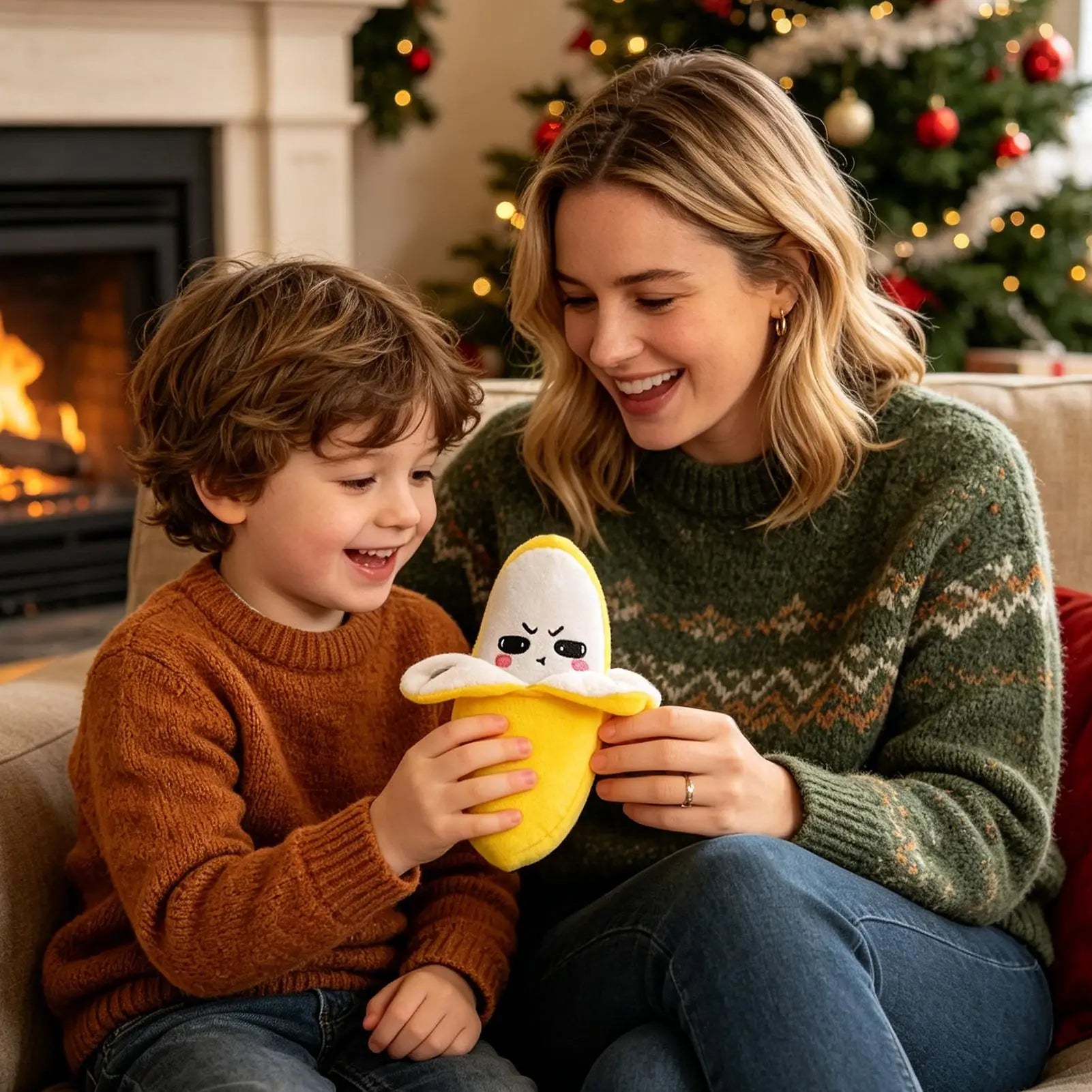 Kids Banana Fruit Induction Beat Toy Creative Music Dolls Kawaii Parent-child Toys Sensory Party Game Musical Learning Companion