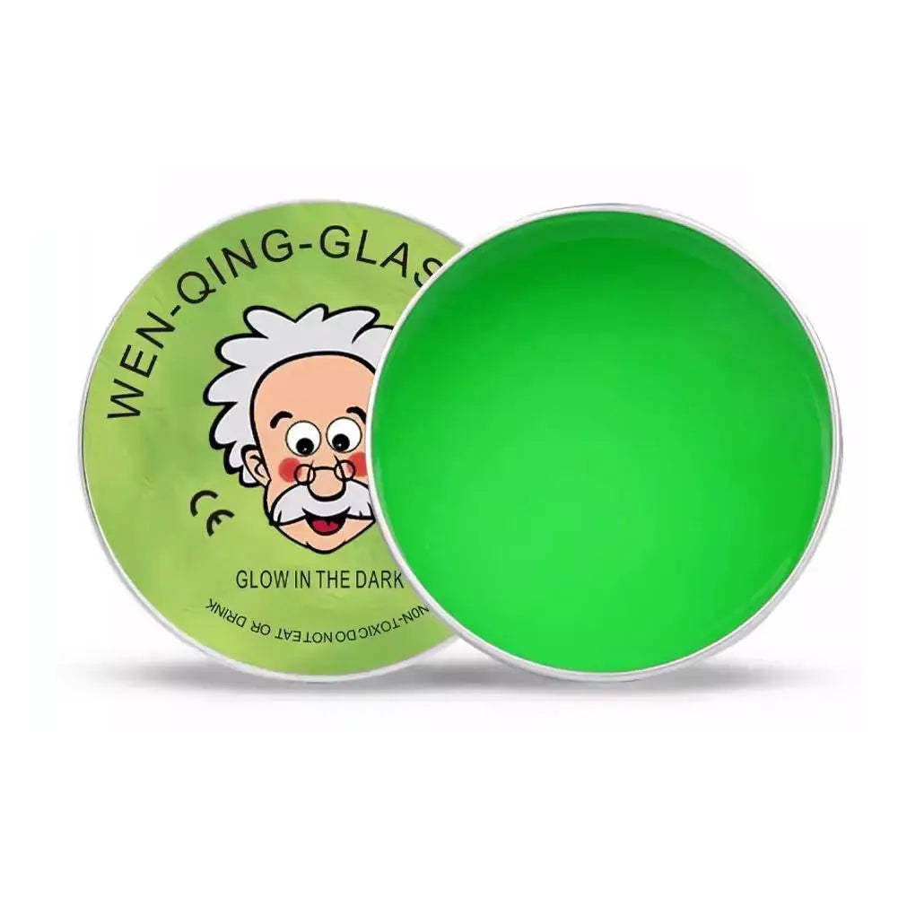 9 Colors Lab Putty Crystal Clear Glass (1 Pack) Best Thinking Smart Crazy Stress Putty with Tin, Sensory & Bouncing Toy