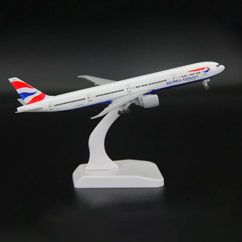 1/400 Scale plane toys for kids British Airways B777 Model Plane 20cm Alloy Material Diecast Airplanes Collection Display Gifts