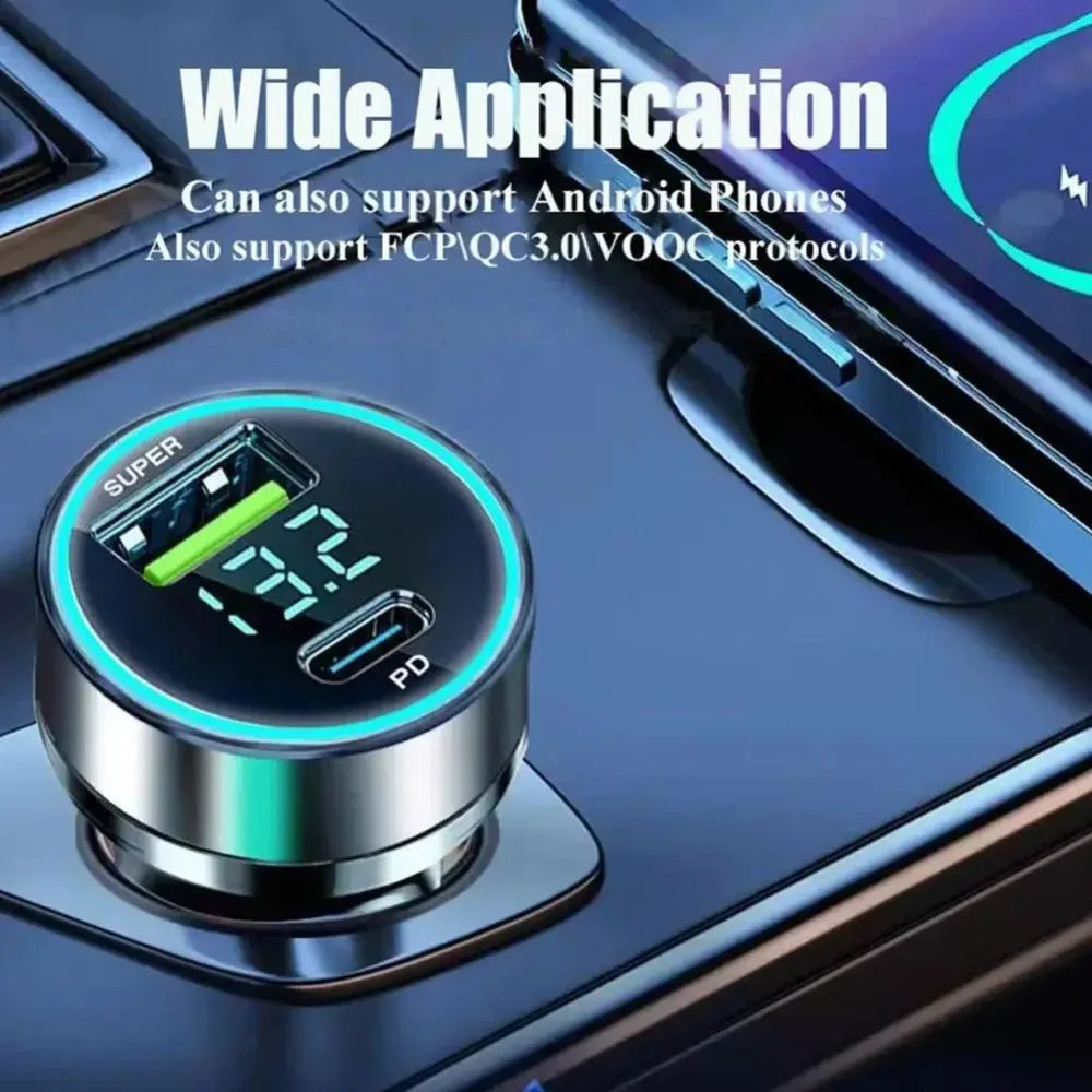 2 Port Super Fast USB Car Charger Quick Charging Adapter For iPhone Samsung Suit For Trucks