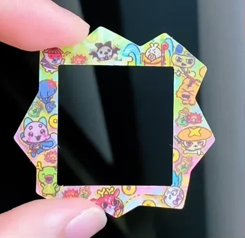 IN STOCK Cannot Be Past Dynamic Lenticular Tamagotchi Paradise Cartoon Characters Diy Handmade Panel Paper And Backboard Paper