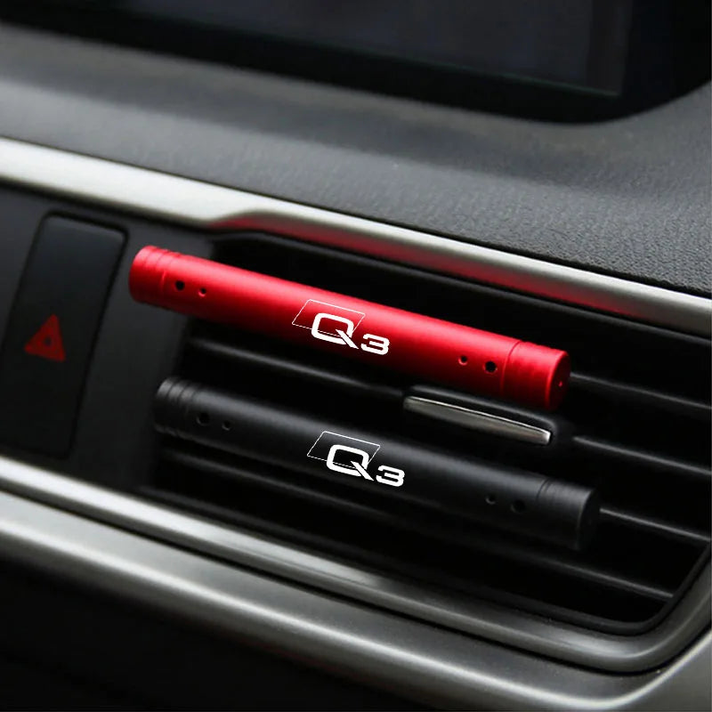 Car aromatherapy clip solid creative car aromatherapy health metal car aromatherapy stick small For Audi Q3 Car Accessorie