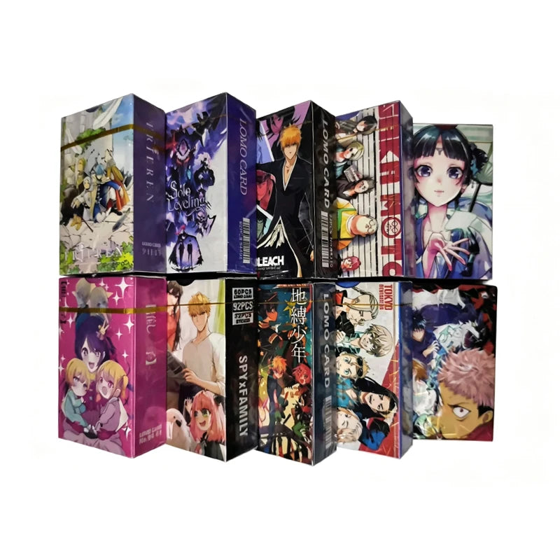 30-92Pcs/Set Anime Card Lomo Card Mini Sticker Print Pictures Postcard Games Card Fans Collection Cards Gifts