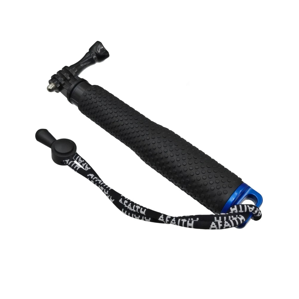 Extendable Pole Mini Selfie Stick Waterproof Monopod Blue For GoPro Hero 13 11 10 9 Dji Action 6 5Pro 4 Insta360 X5 Camera