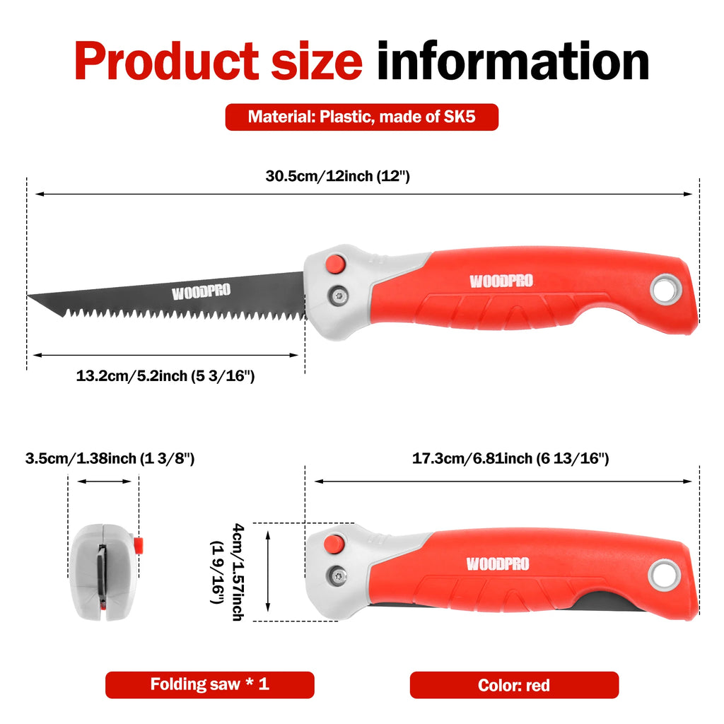 Drywall Saw Folding Saw SK5 Metal Saw Blade Cutting Tool for Cutting Drywall Home Renovation DIY Hand Job Saw Folding HandSaw