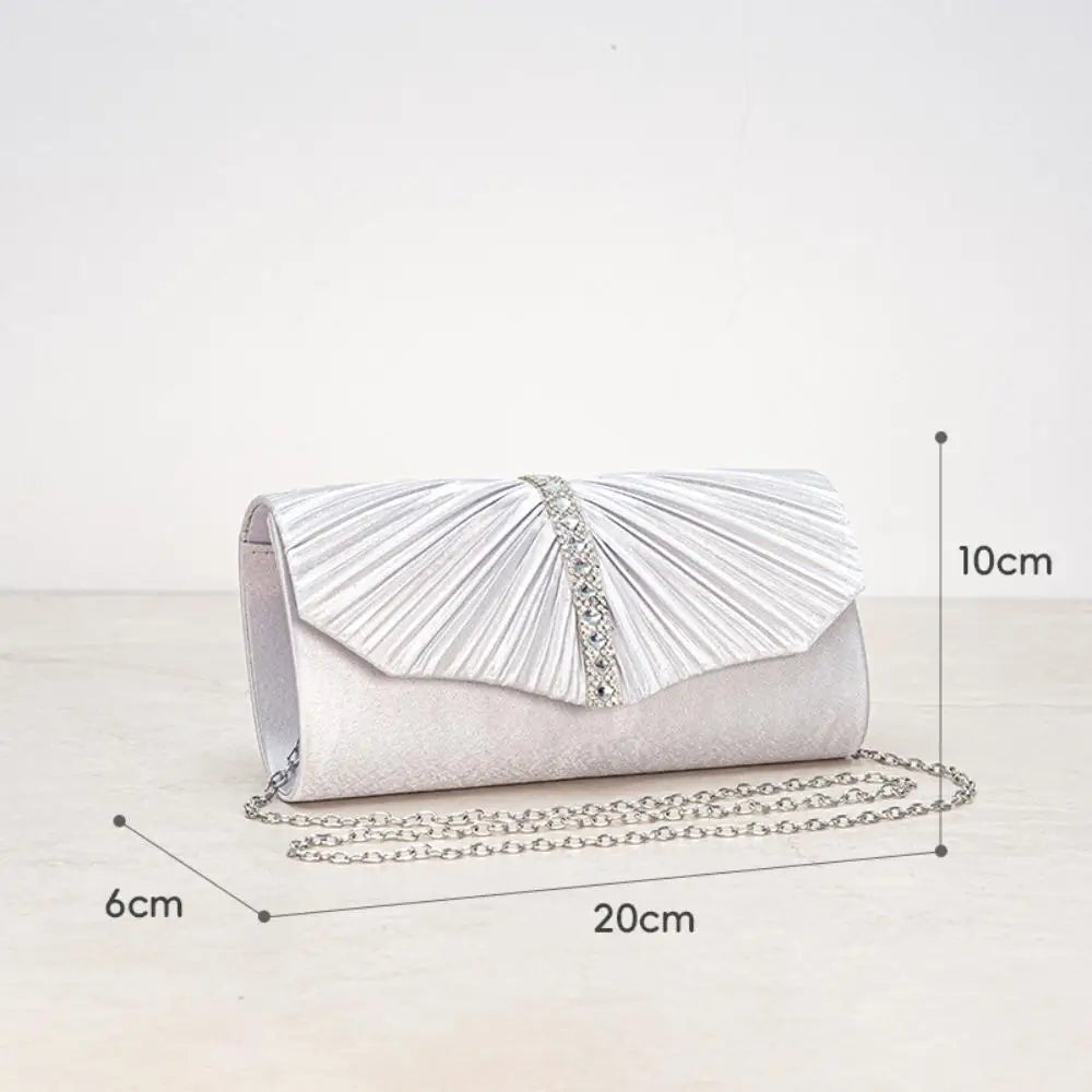 Ladies Shiny Clutch Fashionable Fashion Elegant Purse Evening Clutch Bag Glossy Gold Envelope Bag For Red Carpet Events Weddings