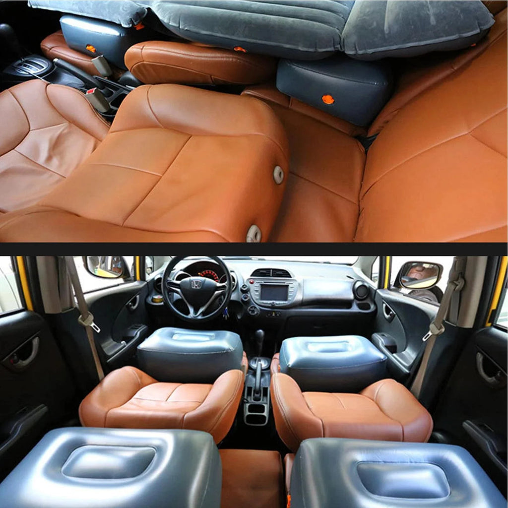 Car Travel Inflatable Mattress Air Bed Back Seat Universal Rear Clearance Pad Gap Padding Long Distance Auto Camping Artifact