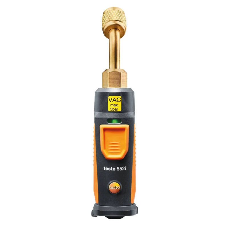 Testo 552 Digital Vacuum Gauge Testo 552i Smartphone App Controlled Wireless Air Conditioning Refrigeration Systems Vacuum Probe