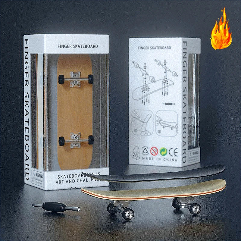 Puzzle Toys Professional Finger Skateboarding Fingerboard Hobby Novelty Anti Pressure Sensing Toys Mini Toys Gift