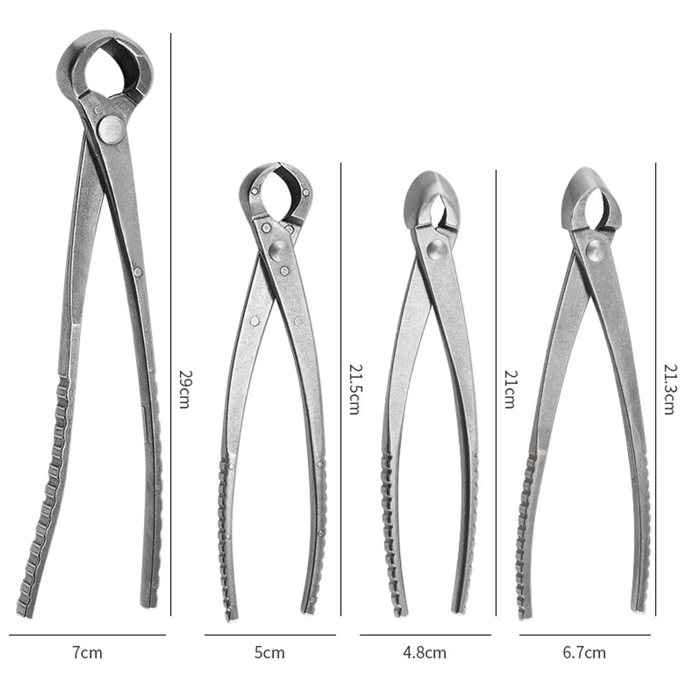 Bonsai Tools Profissional Root Cutter Garden Scissors Bonsai Tree Brunches Knots Stainless Steel Bonsai Pruning Tools