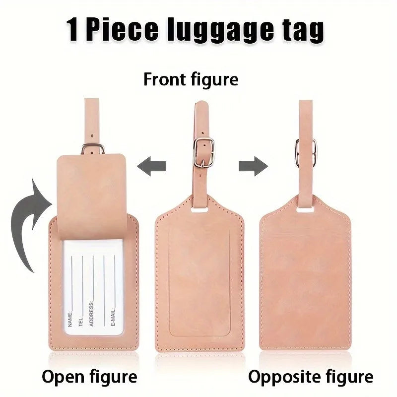 Luggage Tags for Suitcases Baggage Tags with Privacy Protection, Travel Essentials Luggage Accessories