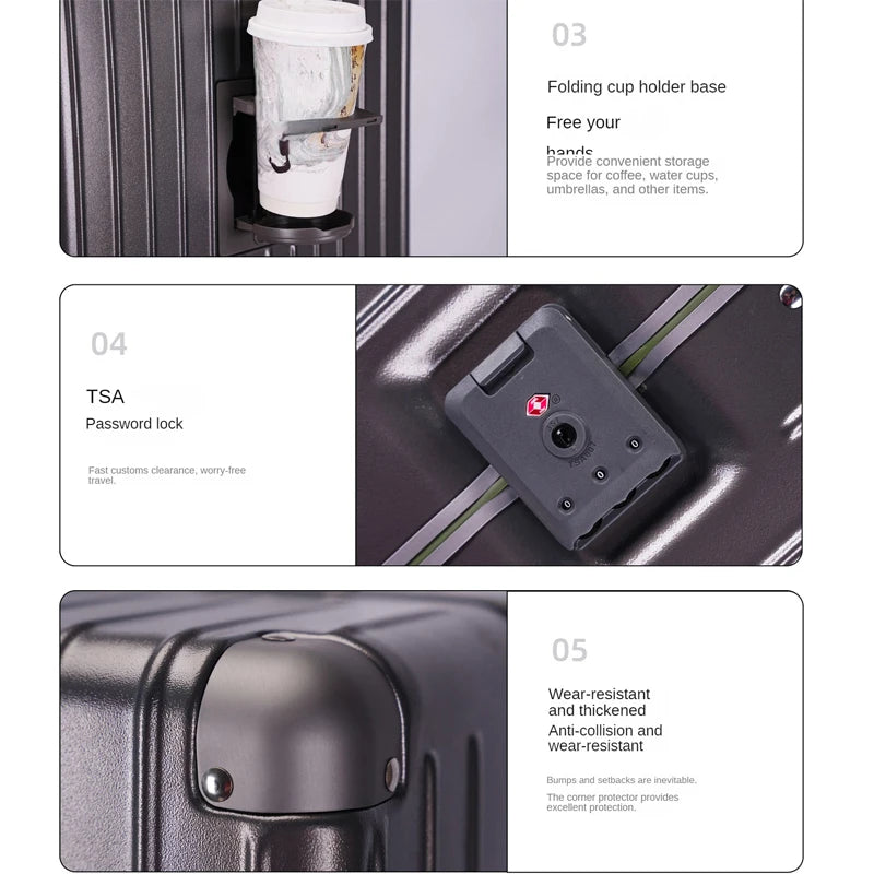 Extra Large Luggage 30inch Shockproof Zipper Travel Suitcase 20-28 inch Large Capacity Thickened PC Password  Carry-on Suitcase