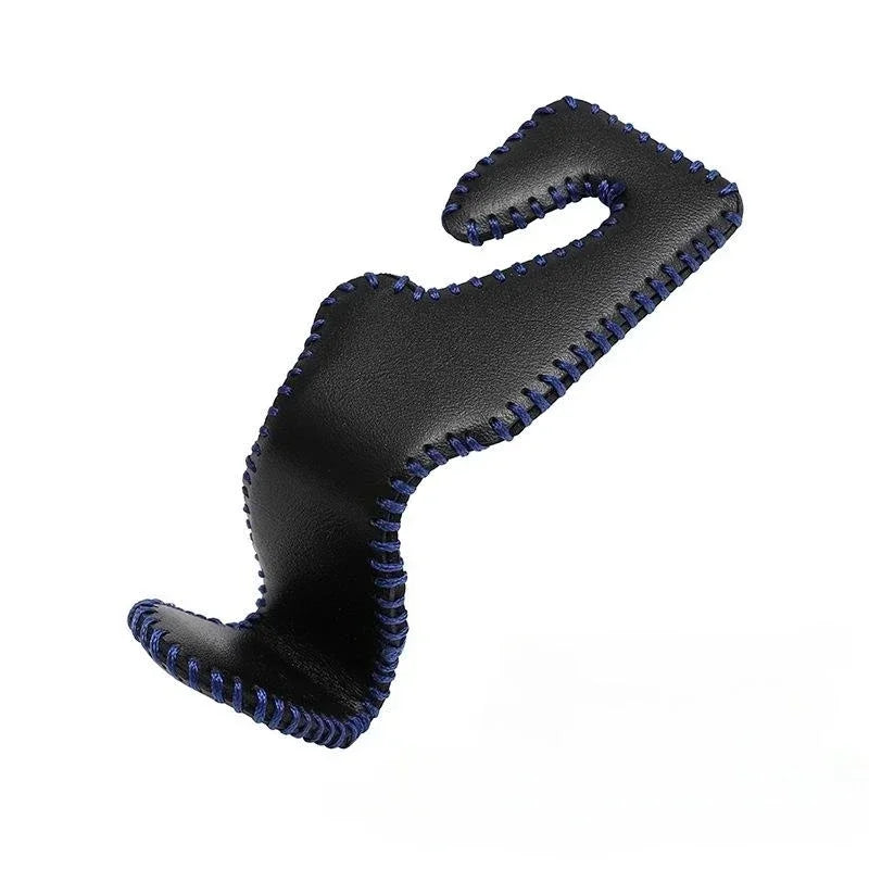 Car Seat Headrest Hooks Leather Hidden Back Hanger Storage Holder Organizer Rear Rack For Purses Bags Interior Accessories