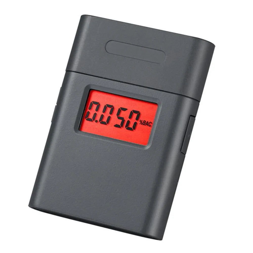 GREENWON LCD Display Mini Pocket Digital Alcohol Tester Driving Breath Breathalyzer Detector with Mouthpieces