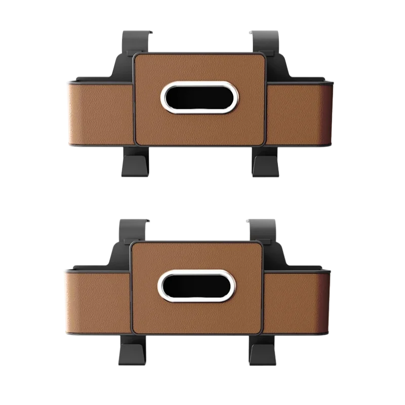 Car Backrest Storage Box Multi-Function Hanging Chair Back Organizer  Seat Back Tissue Box Universal  Vehicle Water Cup Holder